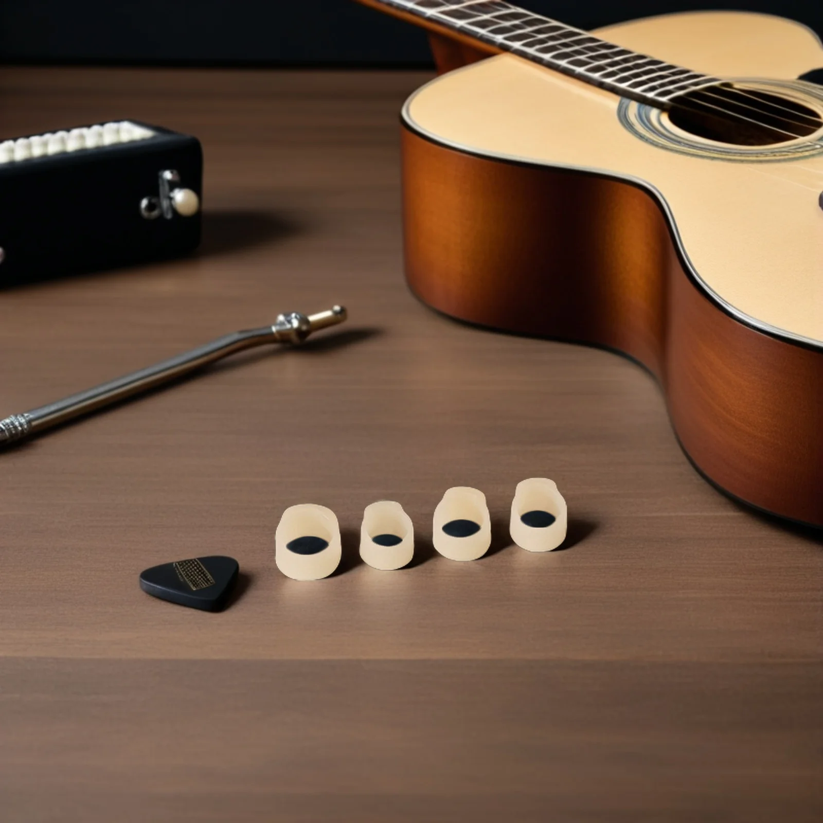 

1 set 1 Set Silicone Protectors Reusable Elastic Nail Covers Easy Disassemble Practice Guzheng Accessories Guzheng Supplies Nail