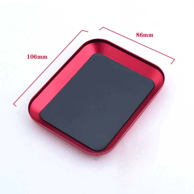 RC Model Magnetic Pad Screw Plate Small Screw Tray Storage Box Repair Tool Repair Tool Tray for RC Car Boat Airplane Excavator