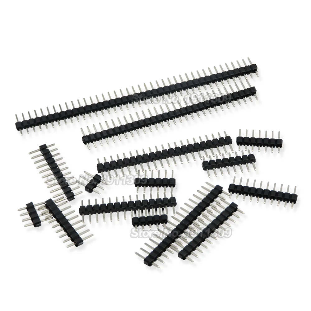 10PCS 2.0MM Single Row Straight Male PIN HEADER 2MM 1X2/3/4/5/6/7/40 PIN Strip Connector Socket 8p/10p/15p/40p