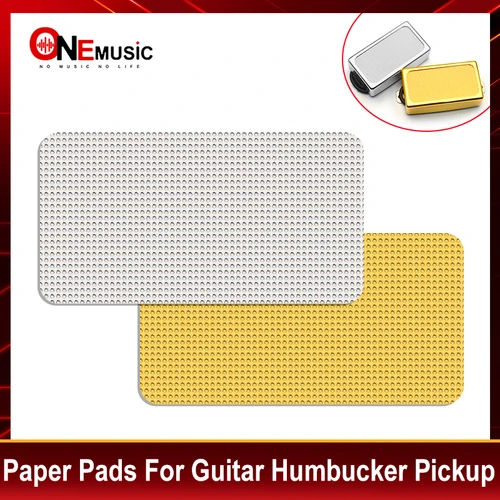 Almohadillas de papel de 20 piezas para pastilla Humbucker de guitarra o pastilla de bobina única