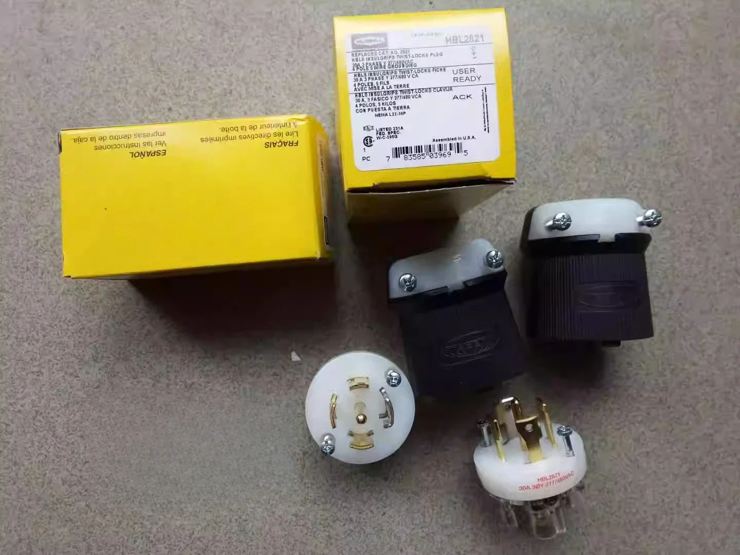 

HUBBELL Plug HBL2621 HBL2613 HBL2611 HBL2521