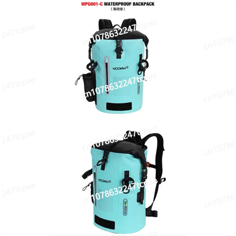 Outdoor waterproof bag, swimming and rafting waterproof bag,storage creek diving backpackwet and dry separation diving equipment