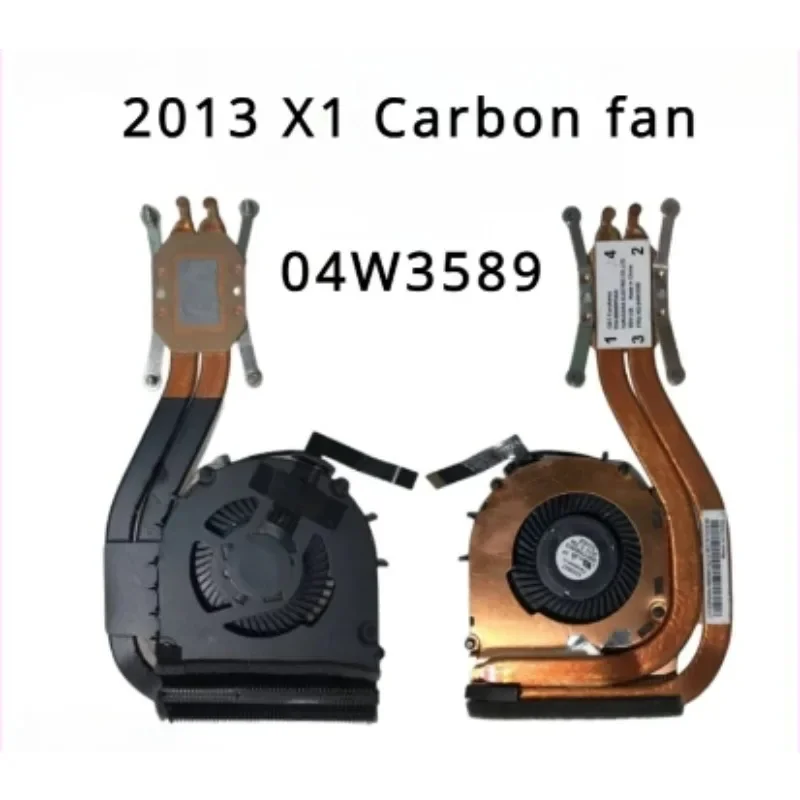 For Lenovo ThinkPad X1 Carbon 1st Gen Type 34xx Laptop CPU Heatsink Fan 04W3589 100% Tested Fast Ship