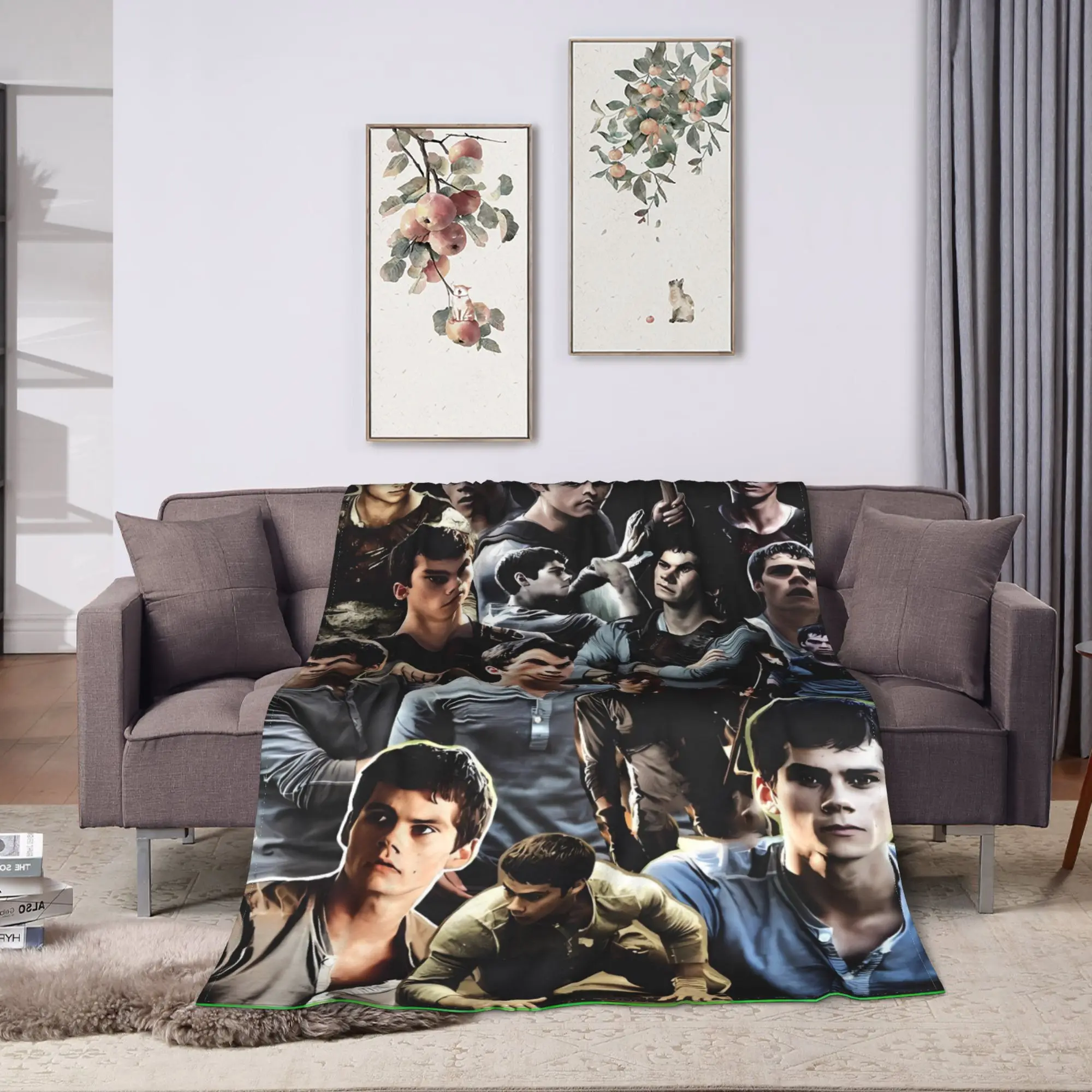 The Maze Runner Warm Blanket American Film Travel Office Plush Bedding Throws Funny Bedroom Flannel Bedspread Sofa Bed Cover