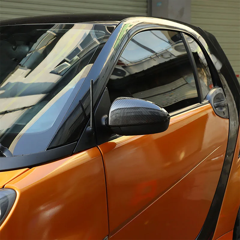 لمرسيدس بنز الذكية 2008-2015 ABS مرآة الرؤية الخلفية الغطاء الواقي ، مرآة الرؤية الخلفية للسيارة غطاء الزخرفية ، اكسسوارات السيارات #3