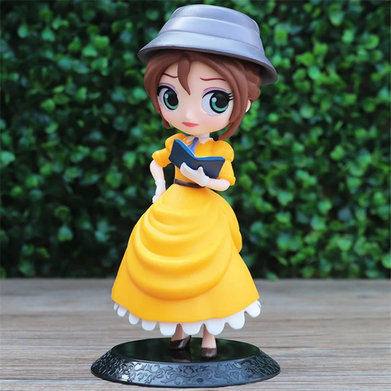 Q Posket Cute Big Eyes Rapunzel Jenny Mermaid Princess PVC Anime Dolls Collectible Version Model Toy Birthday Present view 4