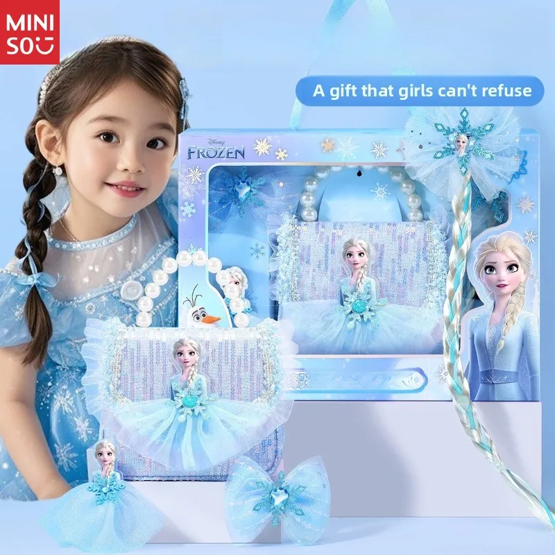 Disney Kids Elsa Crossbody Bag 2025 | Girls' Mini Handbag, Chic Princess Style