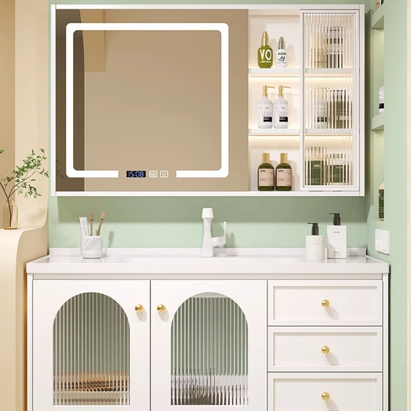 

Bathroom Cabinet Storage Washbasin Sink Base Toilet Narrow Furniture Towel Luxury Sinks Bathroom Cabinet Hovedskapet Storage
