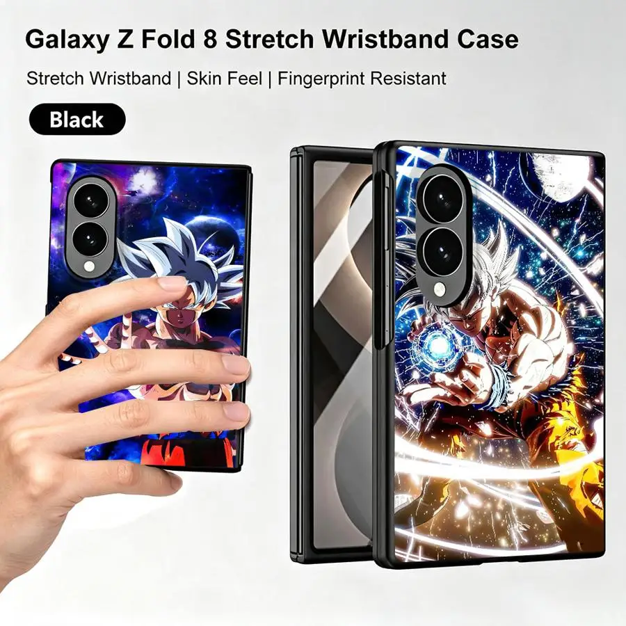 Case for Samsung Galaxy Z Fold8 Wide Z Fold 8 ZFold8 ZFold Wide Luxury Phone Cover Dragons Ball Gokus Art