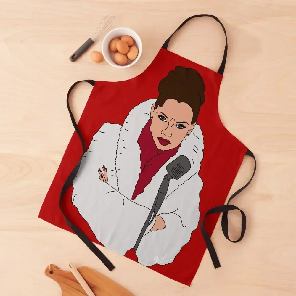 

A Christmas Diva Apron Kitchen Front Custom Apron