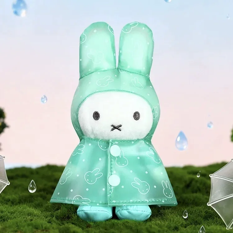 Vipo Miffy New Blind Box Raincoat Series Trendy Toy Mystery Box Cute Collectible Figurine Doll Ornament Bag Charm Birthday Gift image 3