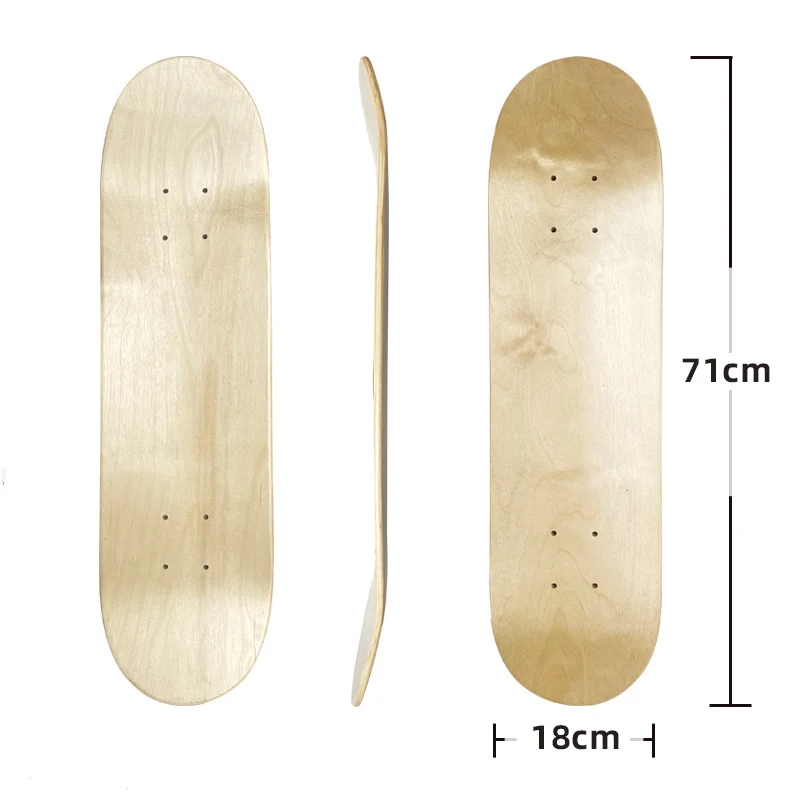 7-28-inch-double-kick-maple-skateboard-deck-4-wheels-kids-road-four-wheeled-skateboard