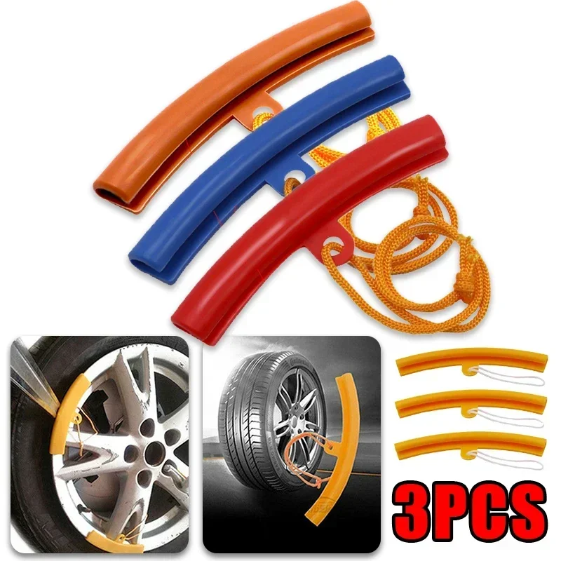 1/3/5Pcs Car Tyre Wheel Changing Edge Savers Car Motorcycle Wheel Guard Rim Protectors Tire Rim Edge Protection Cover