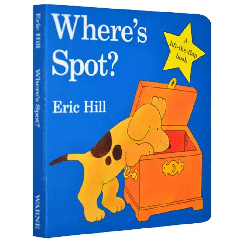 

spot, Where’s is Spot, Eric Hill, Baby Children's books aged 1 2 3, English picture book, 9780399240461
