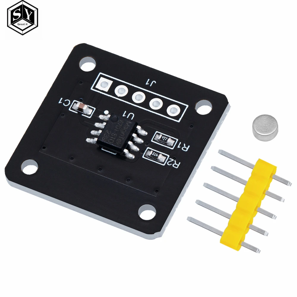 MT6701 magnetic encoder magnetic induction angle measurement sensor module 14bit high precision instead of AS5600