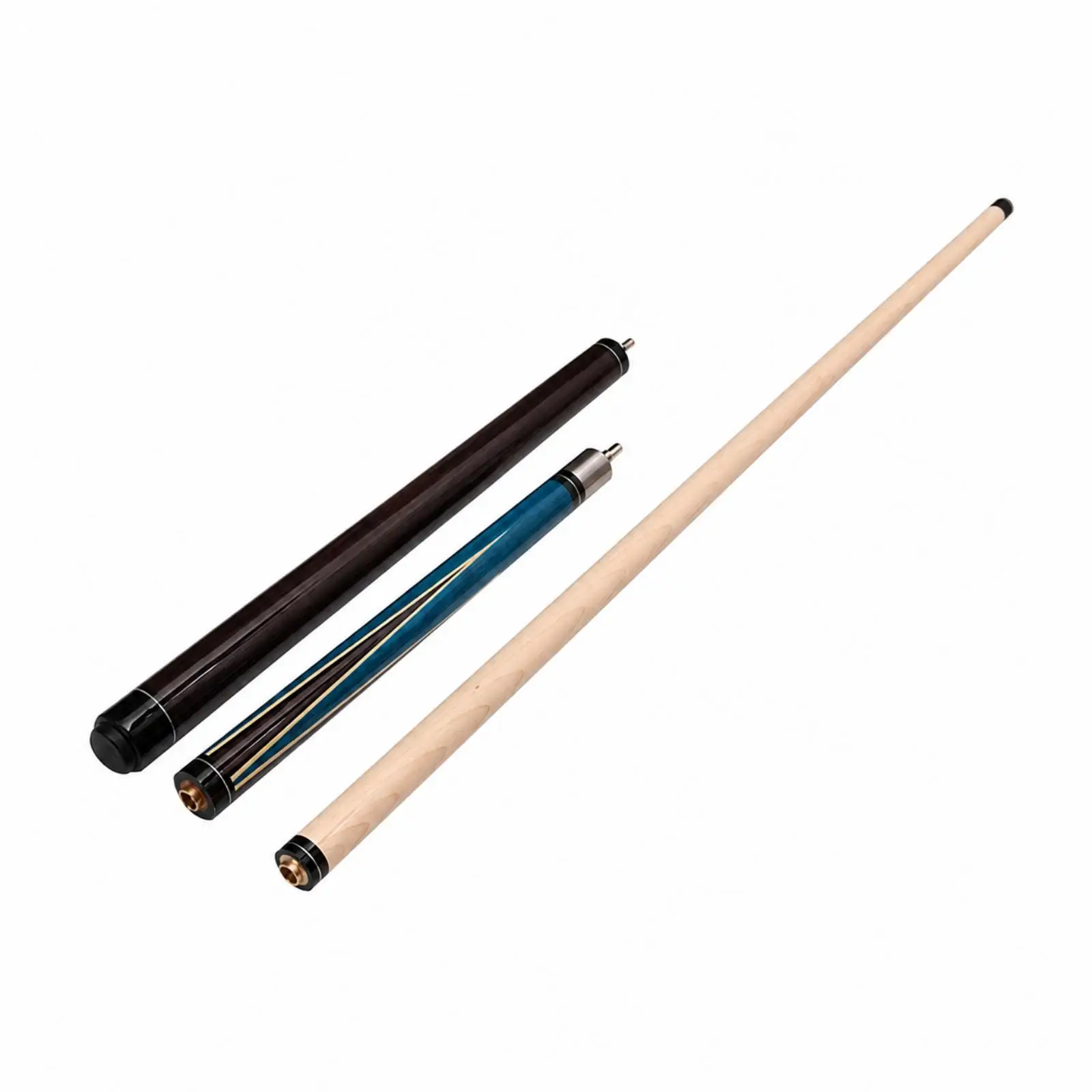 Billiards Break Jump Cue Stick Maple Shaft Pool Cue with Secure Metal Joint for Accurate Strikes