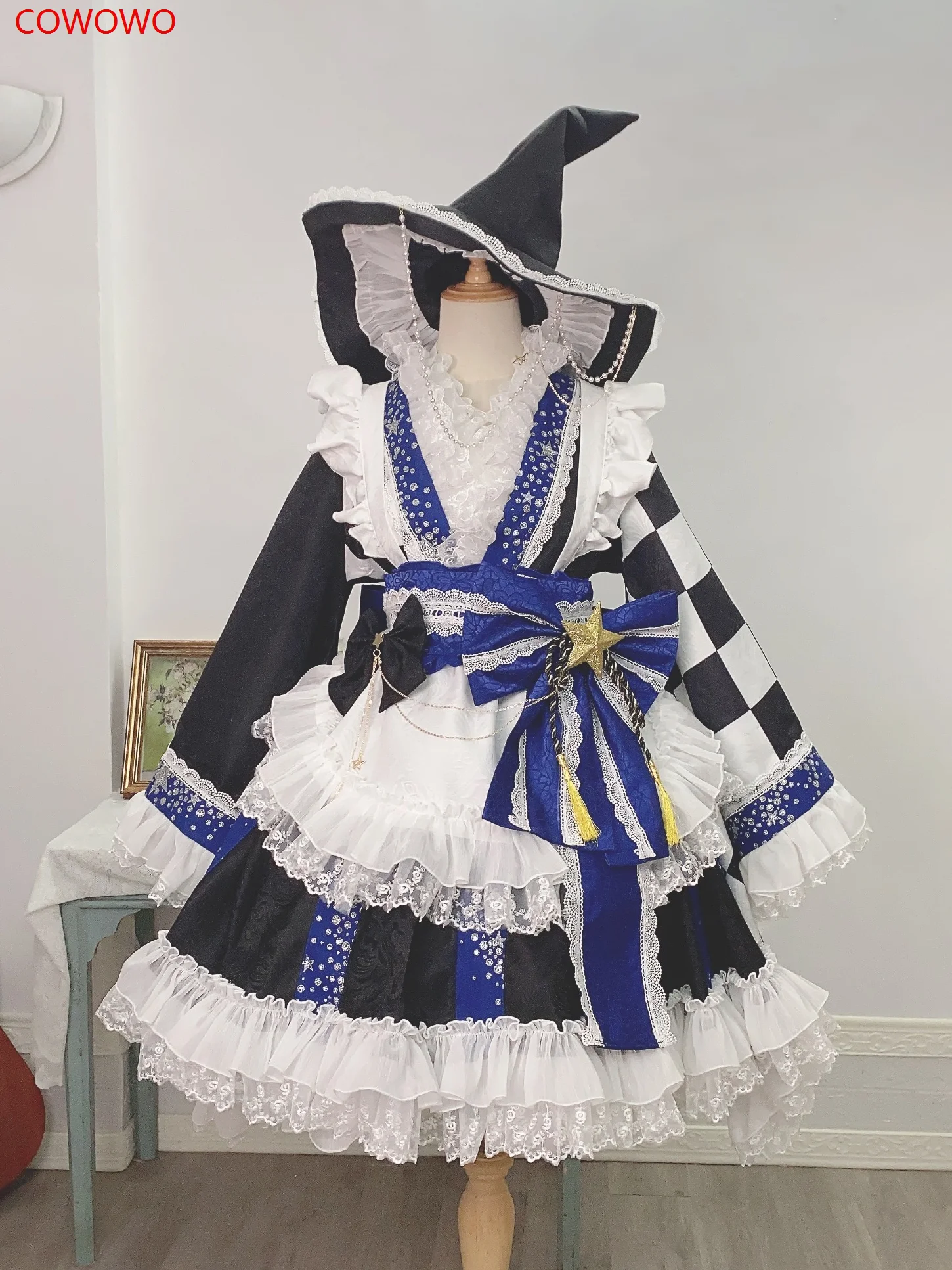 

Touhou Project Kirisame Marisa Customize Dress Cosplay Costume Cos Game Anime Party Uniform Hallowen Play Role Clothes Clothing