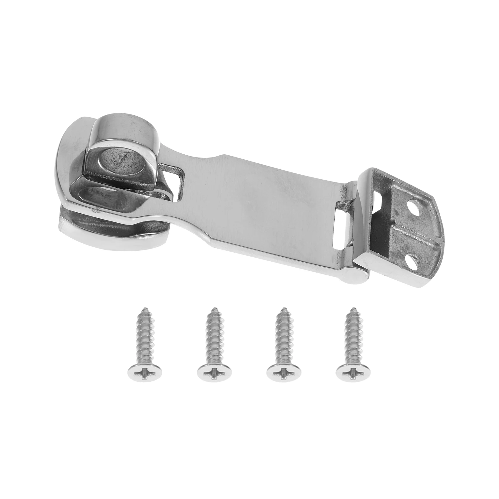 

Marine Grade 316 Stainless Steel Heavy Duty Door Latch Padlock Eye Bracket Corrosion Resistant Polished Yacht Fishing