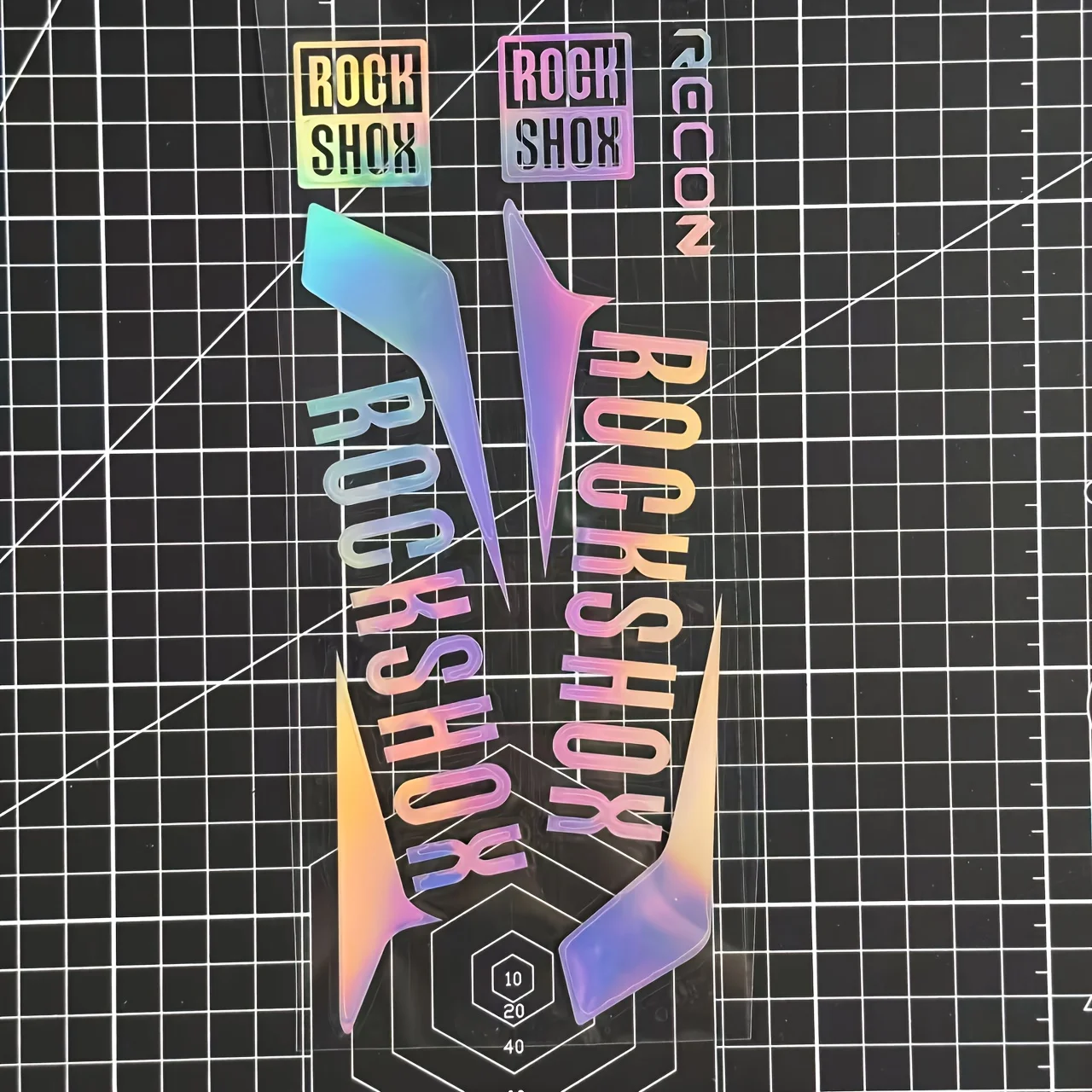 

bicycle front fork decorative decal-PVC 5-Piece riding set sticker, motorcycle car sticker, mountain bike front fork sticker,