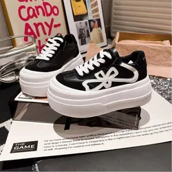 2026 New Women's Fashion Lightweight Strapped Low-Top Sneakers Comfortable Heeled Casual Shoes for Spring and Autumn