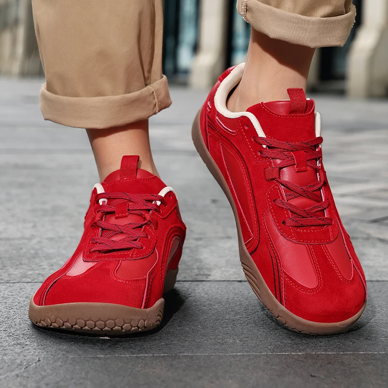 

Outdoor Men Casual Sneakers Couple Minimalist Wide Toe Barefoot Shoes Zero Soles Walking Hiking Shoes Women Sports Shoes