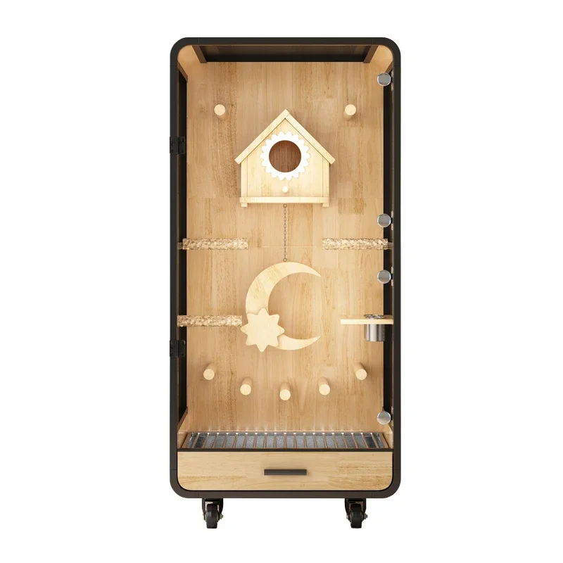 

Parrot cage solid wood