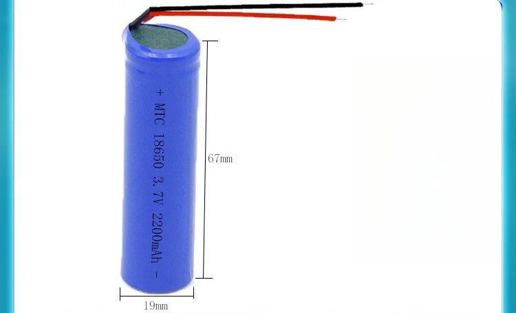 3000mAh 3.7V Rechargeable Lithium Battery for Camping Light/Night Fishing Light/Electric Toothbrush/Humidifier High Capacity