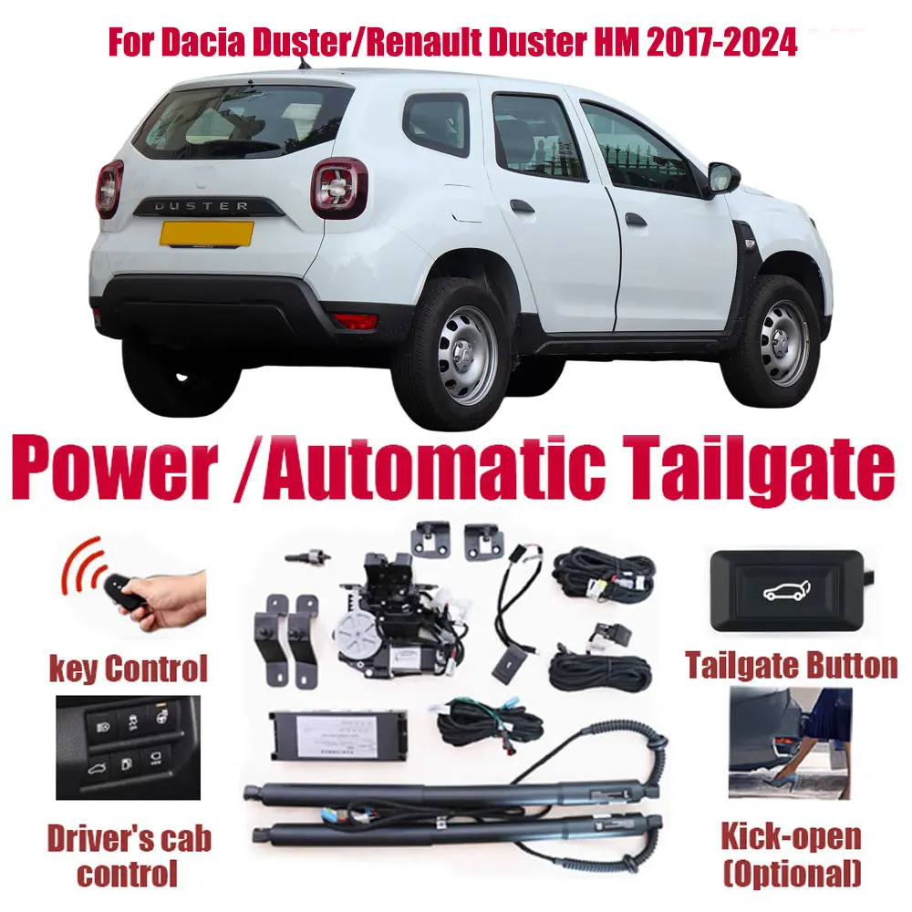 Para Dacia Duster/Renault Duster HM 2017-2024 kit de elevación automática de coche apertura del maletero elevador eléctrico inteligente puerta trasera