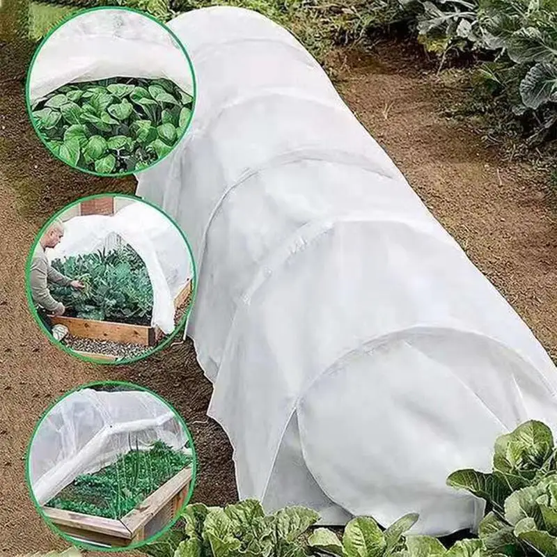 Winter Plant Frost Cover Non-woven Fabric Garden Frost Covers Reusable Non-woven Fabric Cover For Vegetables Fruits Flowers