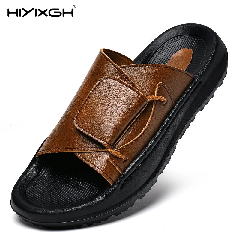 

2026 Summer Soft-Soled Lightweight Slippers For Men Outdoor Anti-Slip And Wear-Resistant Unique And Simple Style Beach Sandals