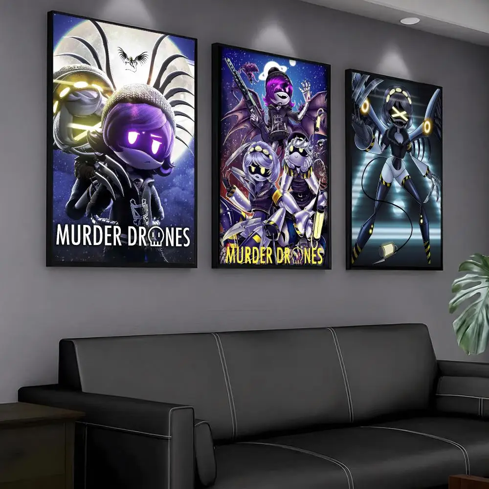 anime M-Murder Drones-S Painting Calligraphy Artwork for Home Bedroom Office Wall Decoration Gift