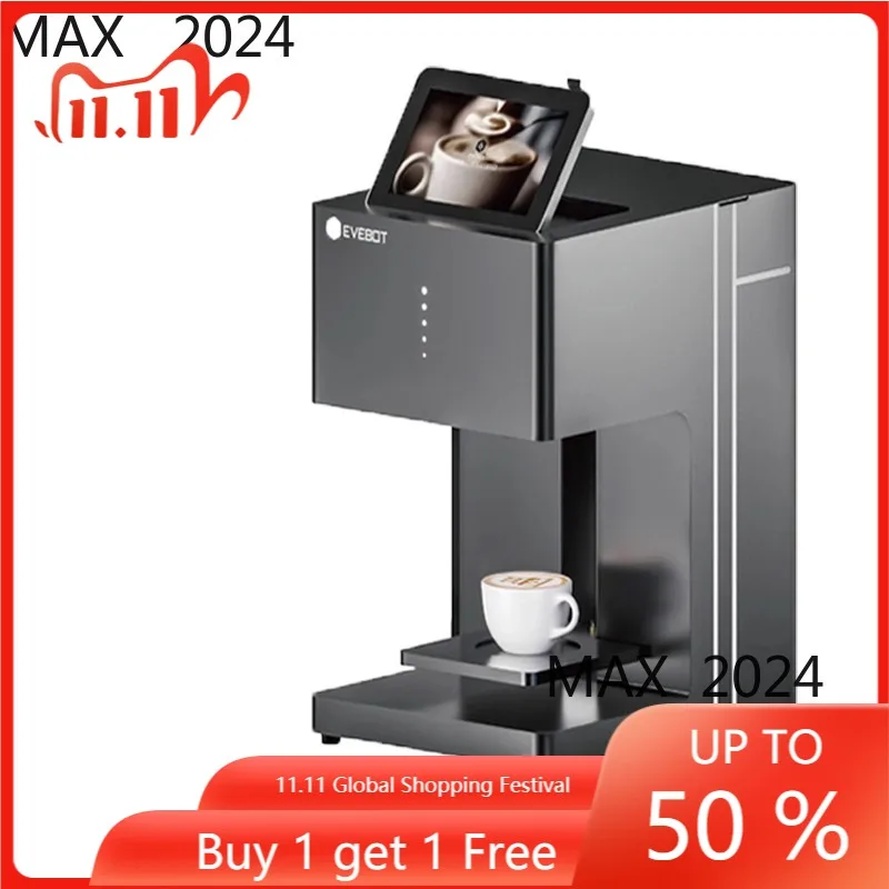 3D Coffee Garland Machine Food Printer Coffee Milk Tea Cake DIY Photo Automatic Portrait Printing