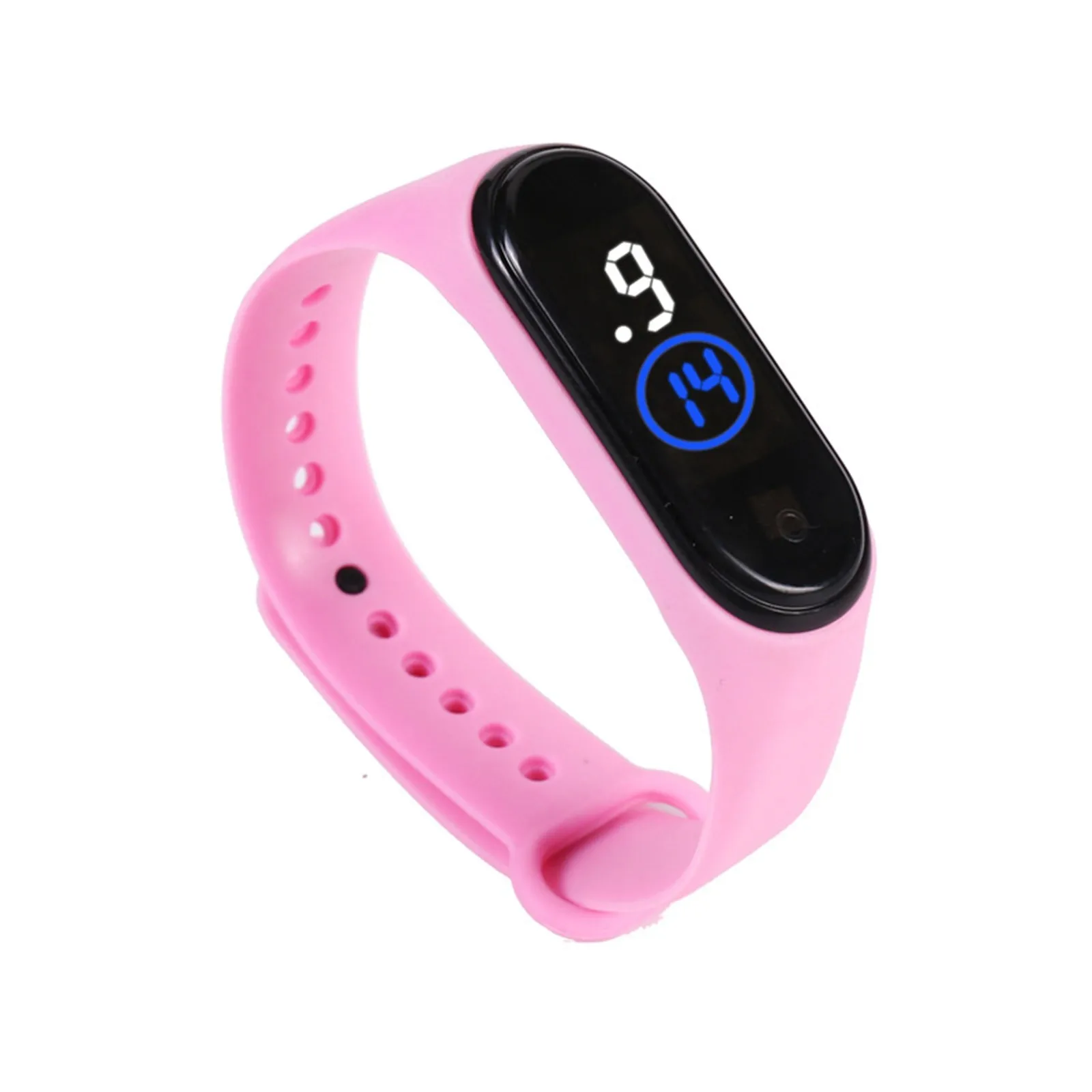 Montre numérique LED pour sports de plein air, montre électronique pour enfants, femmes et hommes, bracelet en silicone simple, horloge pour étudiants