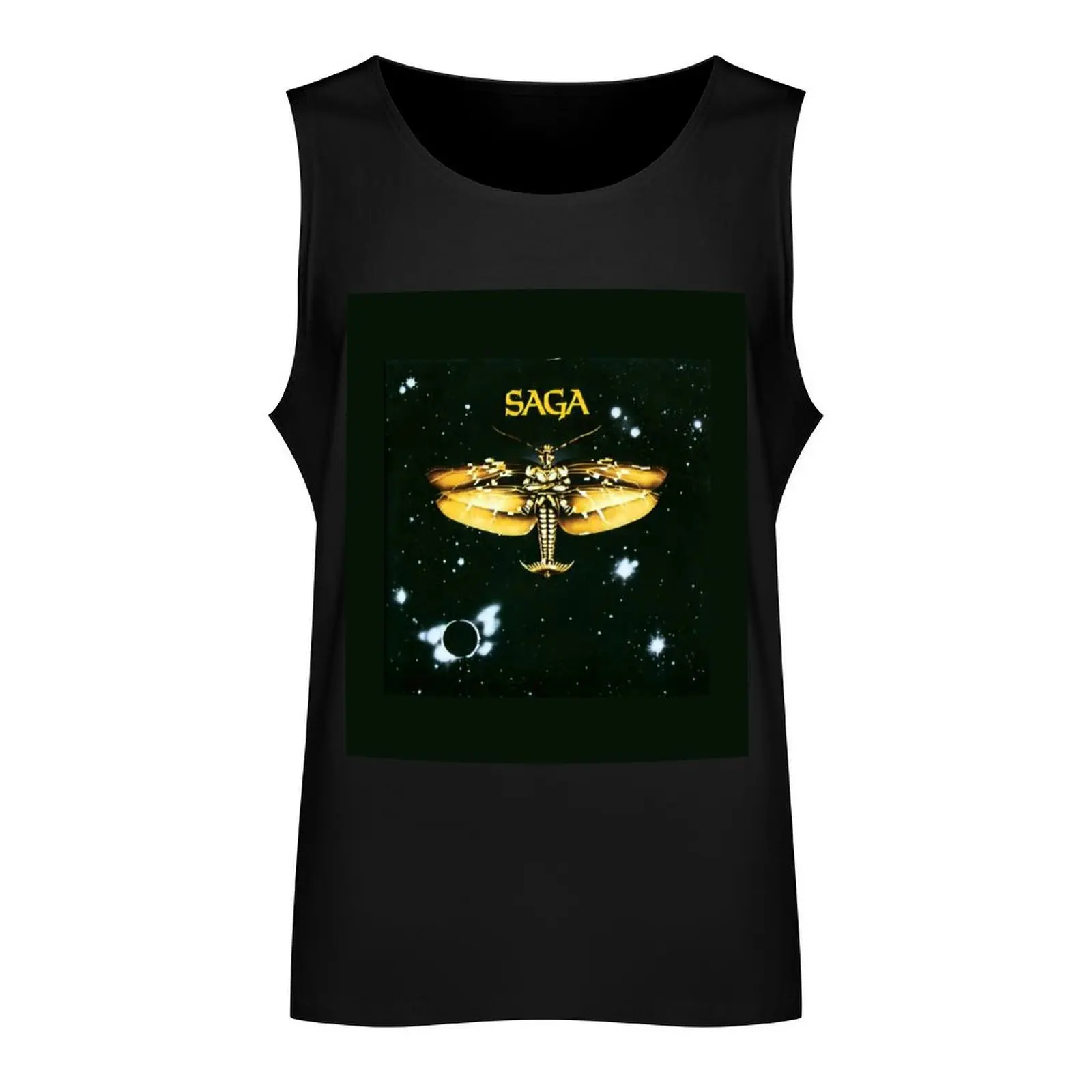 Saga - (1978) Tank Top sleeveless Men's t-shirts sleeveless t-shirts for men t-shirt for men men gym clothing