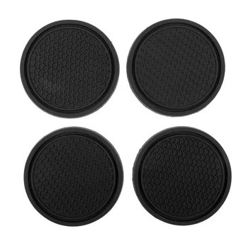 Portavasos para coche, posavasos antideslizante, accesorios interiores, portavasos Universal para coche, 4 Uds.