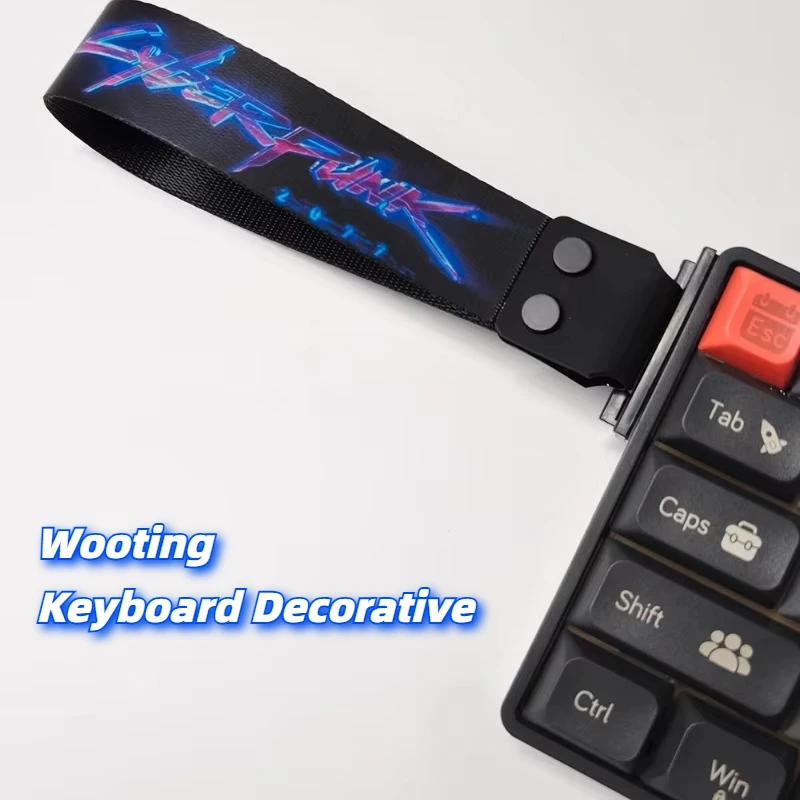 

Декоративный ремешок для клавиатуры Wooting, персонализированная лента для клавиатуры в стиле аниме для декора клавиатуры, аксессуар на заказ, универсальный ATK Lootingmade