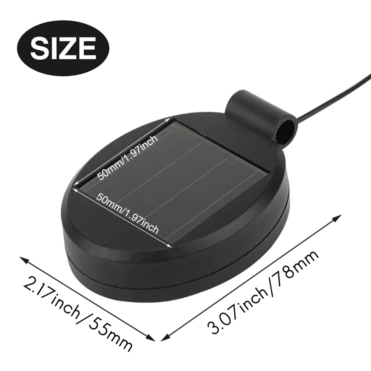 AT414 팩 태양열 LED 조명 교체 상단 부품 패널, 태양 전지 패널 랜턴 뚜껑 전구 액세서리 배터리 상자