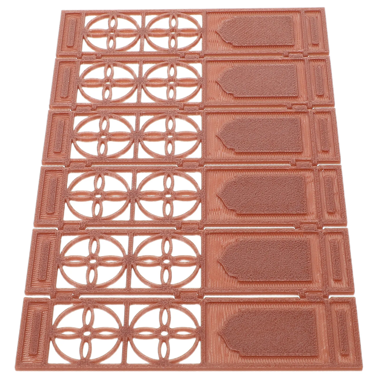 

Miniature Chinese Screen Decorative Panel Desktop Privacy Divider for Desk Countertop Shelf Dollhouse Furniture