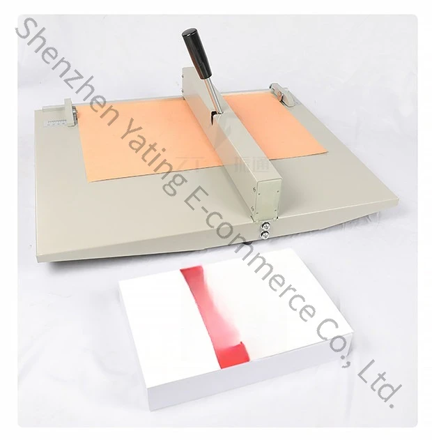 Manual  A3 A4 Thick Paper Indentation Machine Folding Machine 460 Business Card Photo Greeting Card Color Page