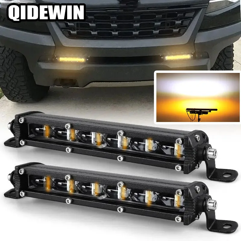 

6D Ultra Slim led work light bar 8 14 inch Driving Fog Lamp 4x4 led bar for Motorcycle Offroad 4WD SUV ATV Tractor trucks 12V 24