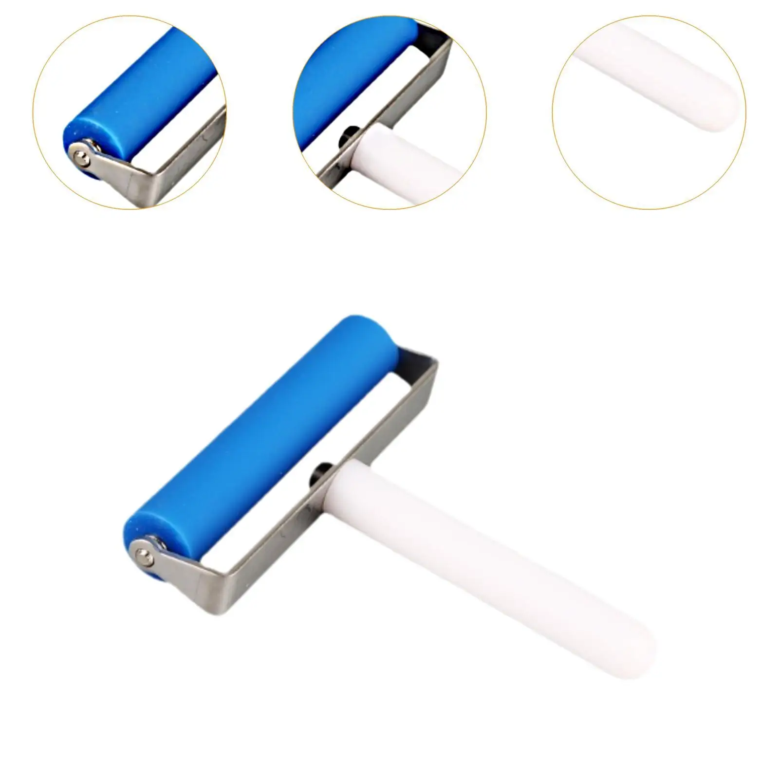 Rol Penghilang Debu Ponsel Manual Tahan Karat Pembersih Layar Anti-gesekan Profesional Rol Pelindung Layar Rol Lengket