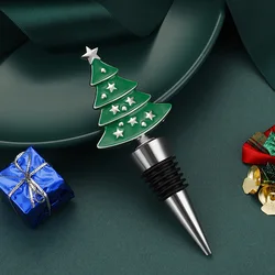 1pc Metal Wine Stopper Christmas Tree Wine Bottle Stopper Expanding Beverage Bottle Stopper Champagne Bottle Stopper Decoration