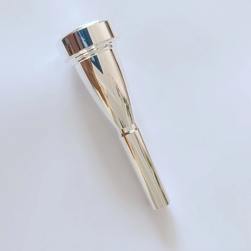 Brand new baha bullet head mouth silver-plated trumpet mouth mouthpiece brass material