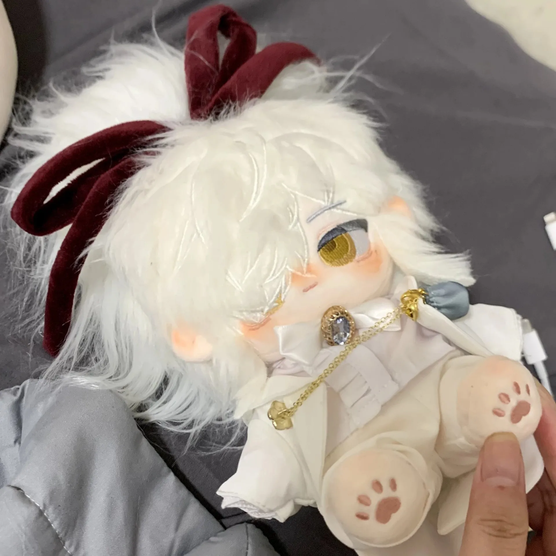 

Anime Game Honkai: Star Rail Jing Yuan Cosplay Soft Plush Doll Body Dress Up Cotton Stuffed Plushie Toys Figures Xmas Gift 20cm