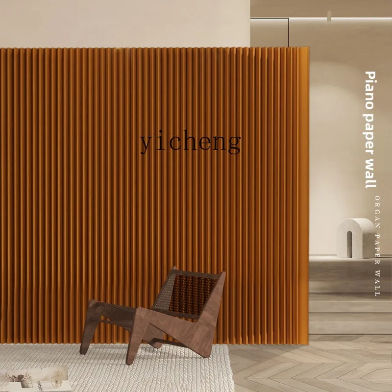 

ZZ partition creative Internet celebrity simple white organ paper wall telescopic folding office living room shopping mall