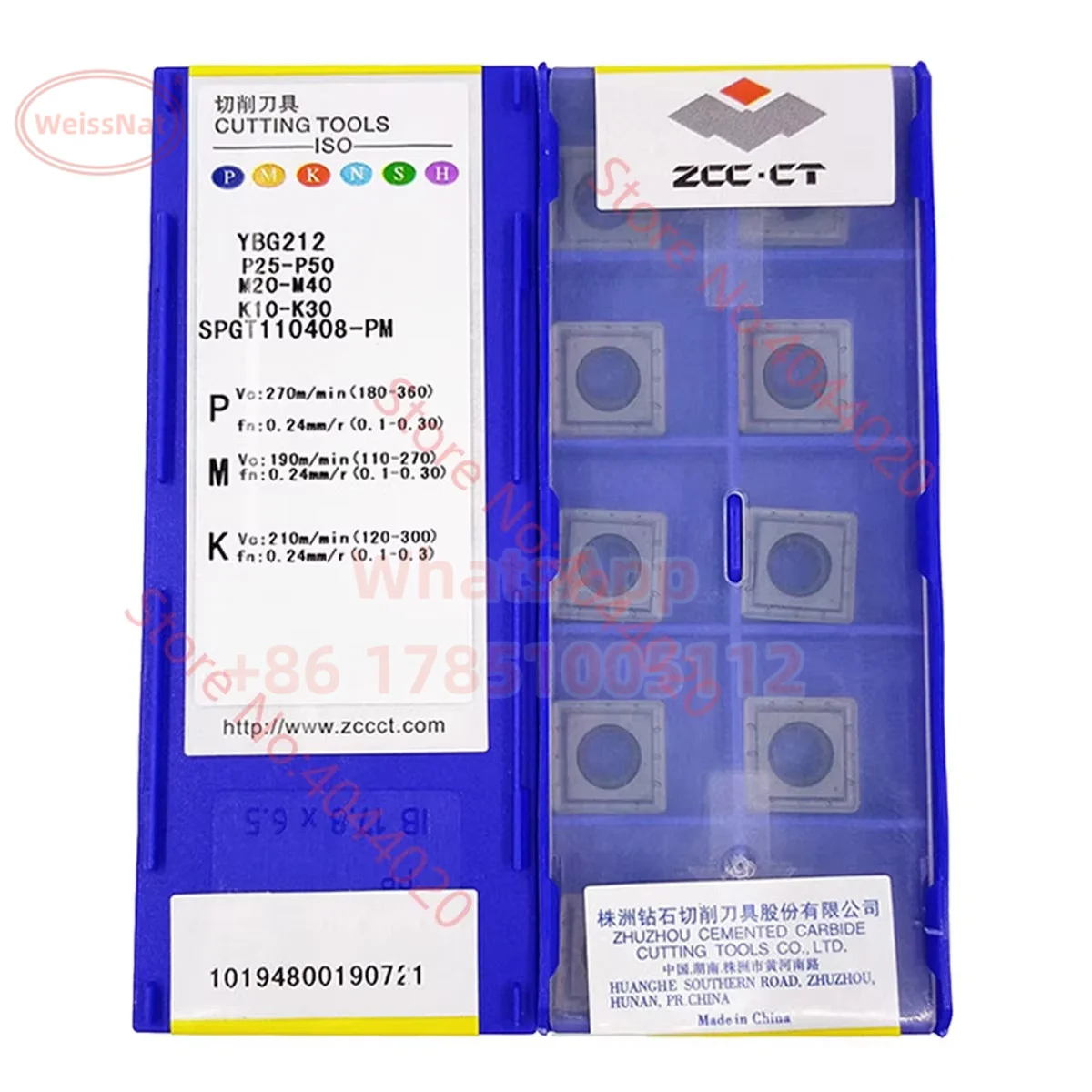 ZCC.CT SPGT050204 SPGT060204 SPGT07T308 SPGT090408 SPGT110408 SPGT140512 YBG205 YBG212 U Drill Carbide Insert SPGT Inserts