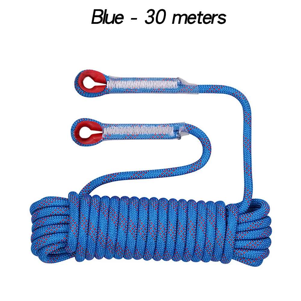 NONE 12mm 50m Outdoor Klettern Seil Flucht Rettungs Statische Seil Rock Ausrüstung Bergsteigen Rettungsleine Notfall Überleben Sicherheit Ausrüstung 6