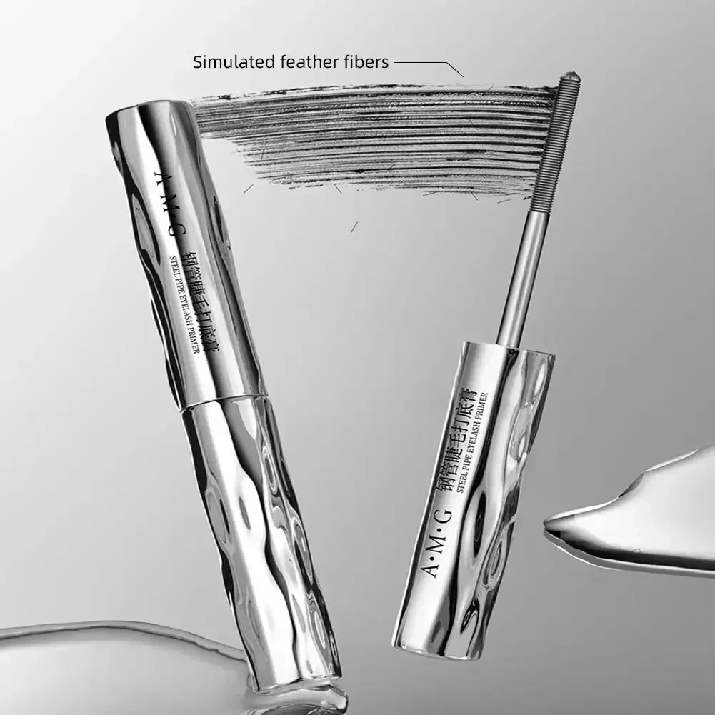 Small Steel Tube Mascara Black Thick Curling Eyelash Extensions Waterproof Long-lasting 4D Eye Lengthening Fast Dry Eyes Makeup
