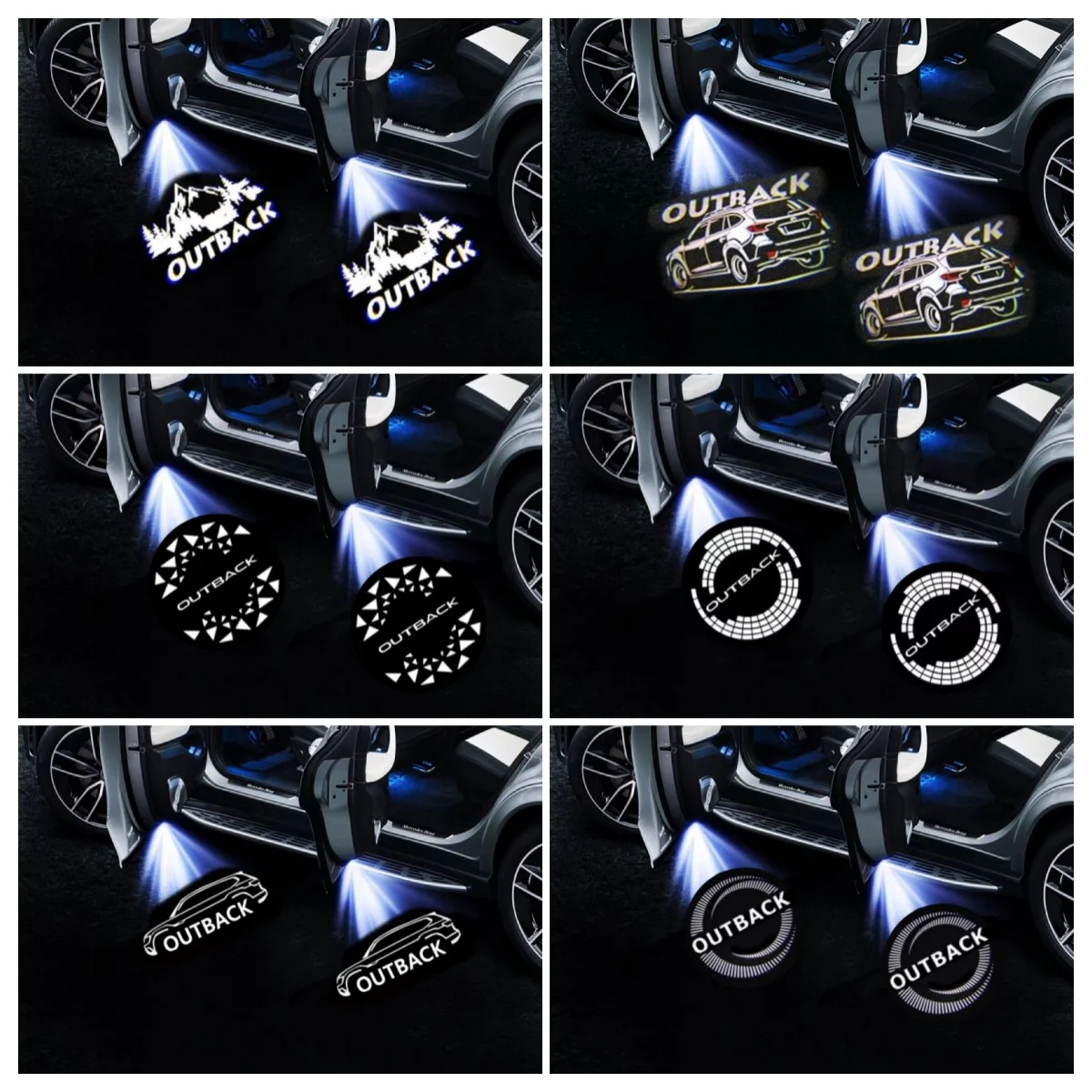 

For Subaru Outback BR BS 2012- 2021 2022 2023 20242025 Auto Logo Emblem Led Car Door Welcome Light Projector Lamp Accessoies