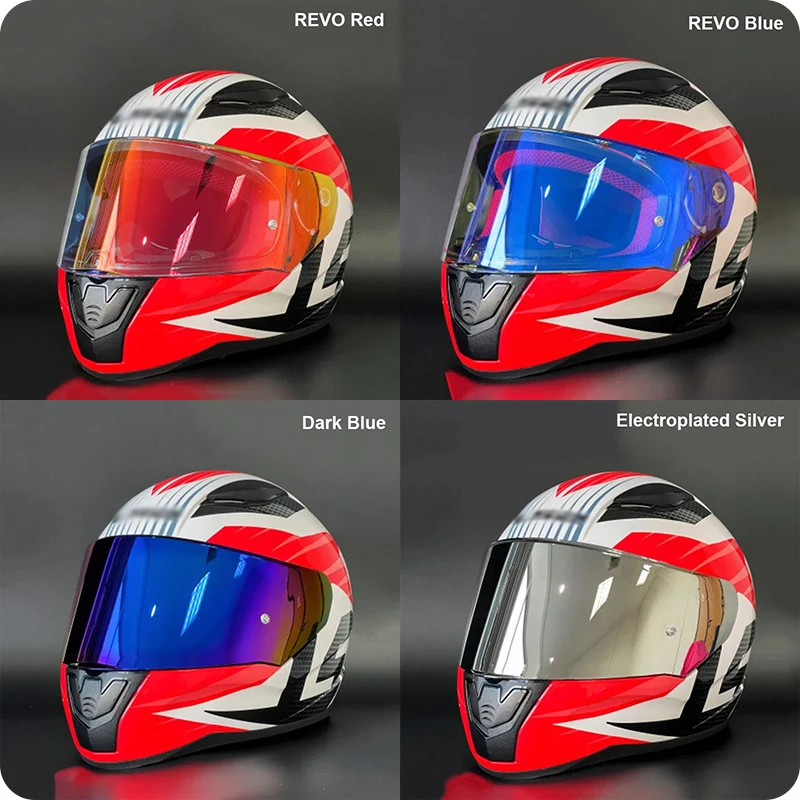 

Fit For Original LS2 FF320 FF353 FF328 FF800 helmet visor suitable model transparent smoke colorful helmet lens